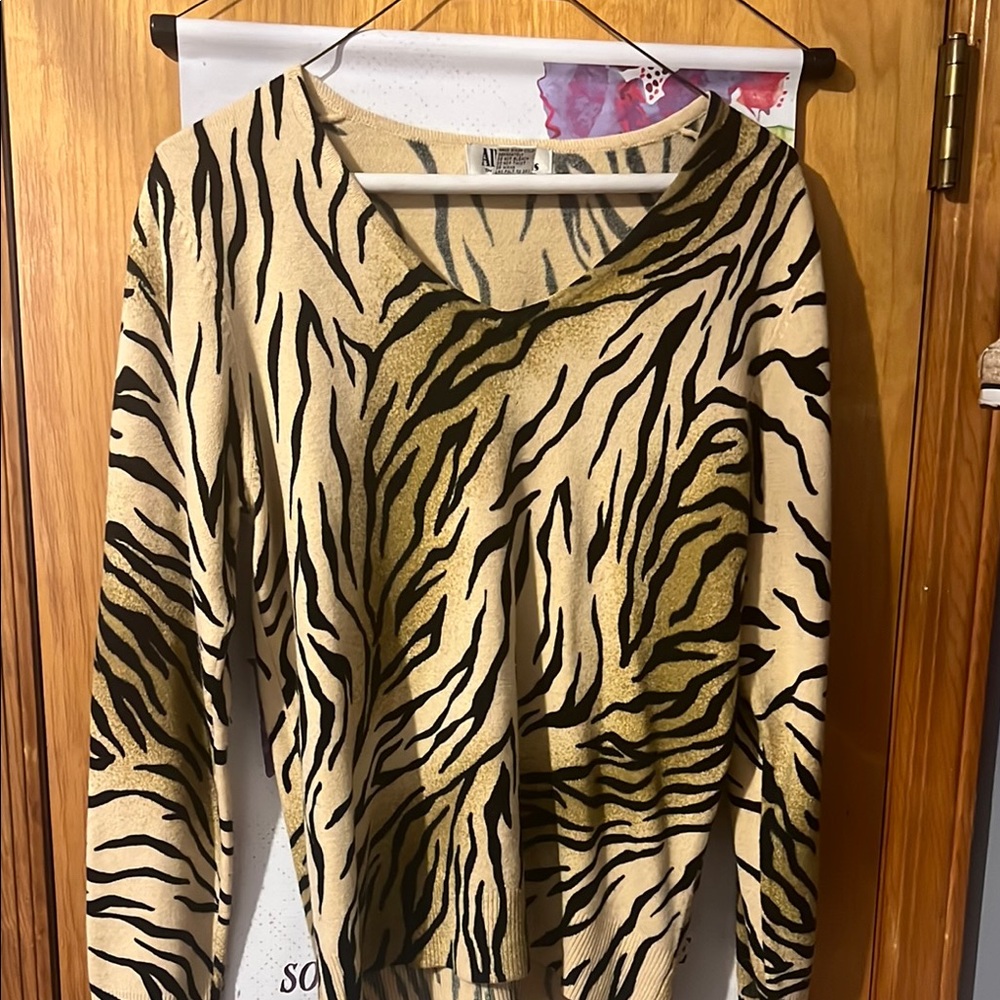 Animal Print Sweater